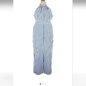 J crew Factory Striped Jumpsuit